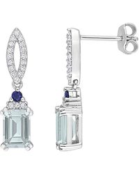 Rina Limor - Silver 2.19 Ct. Tw. Diamond & Gemstone Earrings - Lyst