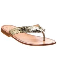 Frye - Ava Fringe Leather Sandal - Lyst