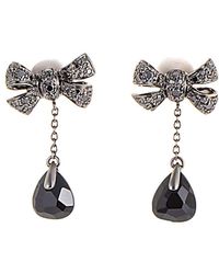 Pomellato 18k 0.64 Ct. Tw. Diamond & Onyx Drop Earrings - Metallic