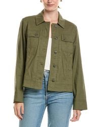 Tommy Bahama - Seaside Linen-Blend Crop Coat - Lyst