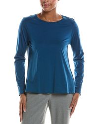 Eileen Fisher - Round Neck T-Shirt - Lyst