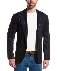 Brunello Cucinelli - Wool, Silk, & Cashmere-blend Jacket - Lyst
