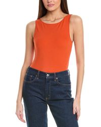 RE/DONE - High Neck Bodysuit - Lyst