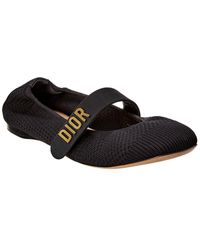 Dior Mesh Ballerina Flat - Black