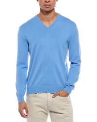 N.Peal Cashmere - Burlington Cashmere V-Neck Sweater - Lyst