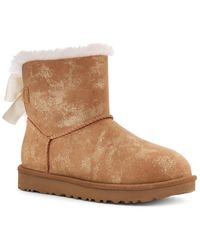 UGG Bailey Bow Mini Glimmer Bootie - Brown