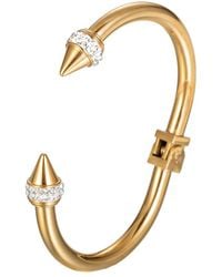 Eye Candy LA - Luxe Titanium Cz Leah Cuff Bracelet - Lyst