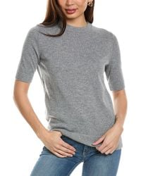 Lafayette 148 New York - Cashmere Crew Neck Sweater With Lurex - Lyst