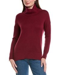 Hannah Rose - Boxy Turtleneck Cashmere-Blend Sweater - Lyst