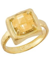 Reiss - 14K 1.75 Ct. Tw. Diamond & Citrine Cocktail Ring - Lyst