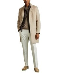 Reiss - Gable Wool-Blend Overcoat - Lyst