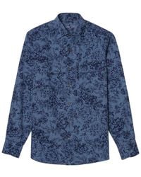 Robert Talbott - Morgan Floral Print Brushed Shirt - Lyst