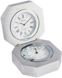 Bey-berk - Stainless Steel Pocket Watch & Thermometer - Lyst