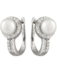 Splendid - 7-8Mm Pearl Cz Earrings - Lyst