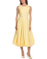 Kenneth Cole - Bubble Hem Midi Dress - Lyst