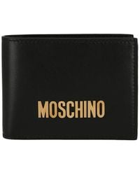 Moschino - Leather Bifold Wallet - Lyst