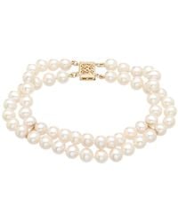 Pearls - 14k 6-6.5mm Freshwater Pearl Multi-strand Bracelet - Lyst
