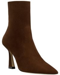 Stuart Weitzman - Vinnie Zip Suede Bootie 85 - Lyst