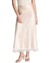 Kenneth Cole - Pull-On Side Slit Midi Skirt - Lyst