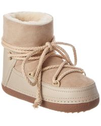 Inuikii Classic Leather Trainer Boot - Natural