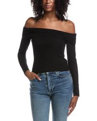 Z Supply - Whimsy Off Shoulder Mesh Top - Lyst