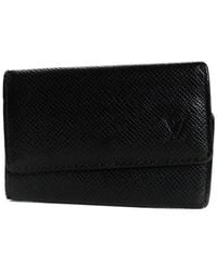 Louis Vuitton - Taiga Leather Card Holder (Authentic Pre-Owned) - Lyst