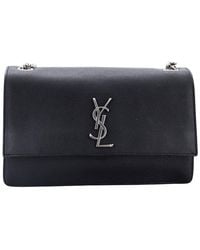 Saint Laurent - Leather Sunset Shoulder Bag Medium (Authentic Pre-Loved) - Lyst