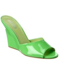 Paris Texas - Wanda Patent Wedge Sandal - Lyst