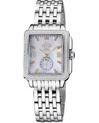 Gv2 Bari Tortoise Diamond Watch - White
