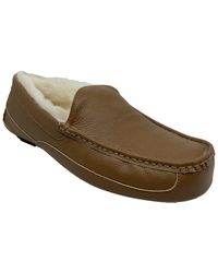 Smith's Smith?s Genuine Plush Leather Moccasin - Brown