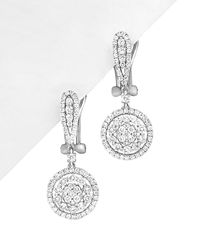 Diana M. Jewels Fine Jewelry 18k 1.88 Ct. Tw. Diamond Drop Earrings - Metallic