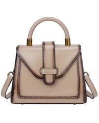 Tiffany & Fred Paris - Leather Satchel - Lyst