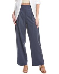 Vince - Pleat Front Linen-Blend Pull-On Pant - Lyst