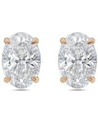 Diana M. Jewels - Diana M. 14K Rose 4.00 Ct. Tw. Lab-Grown Diamond Earrings - Lyst