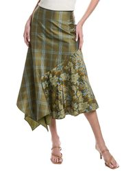 Lafayette 148 New York - Asymmetrical Handkerchief Silk Skirt - Lyst