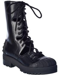 Dior - Dior Dioriron Leather Boot - Lyst