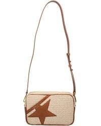 Golden Goose - Star Knit & Leather Shoulder Bag - Lyst