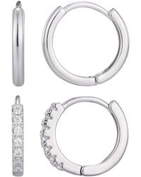 Adornia - Plated Cz Earring Set - Lyst