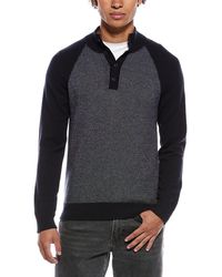Vince - Birdseye Wool & Cashmere-Blend Mock Sweater - Lyst