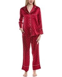 Petite Plume - 2Pc Silk Pajama Set - Lyst