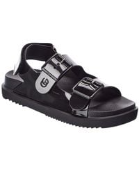 Gucci - Double G Rubber Sandal - Lyst