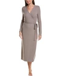 Barefoot Dreams - Ultra Soft Rib Wrap Dress - Lyst