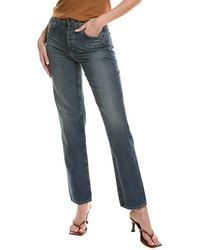 AG Jeans - Alexxis Shamrock High-rise Vintage Straight Jean - Lyst