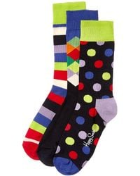 Happy Socks - Big Dot 3-pack Gift Set - Lyst