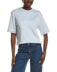 Vince - Wide Sleeve Crop T-Shirt - Lyst