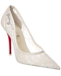 Christian Louboutin - Miss Z 100 Mesh & Leather Pump - Lyst