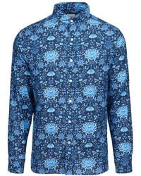 Swims - Breeze Linen-Blend Printed Shirt - Lyst