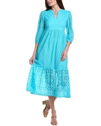 tyler boe - Isador Eyelet Midi Dress - Lyst