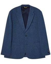 Robert Talbott - Wright Double Face Knit Blazer - Lyst