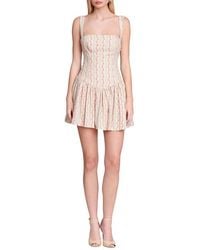 Avec Les Filles - Flounce Skirt Romper Mini Dress - Lyst